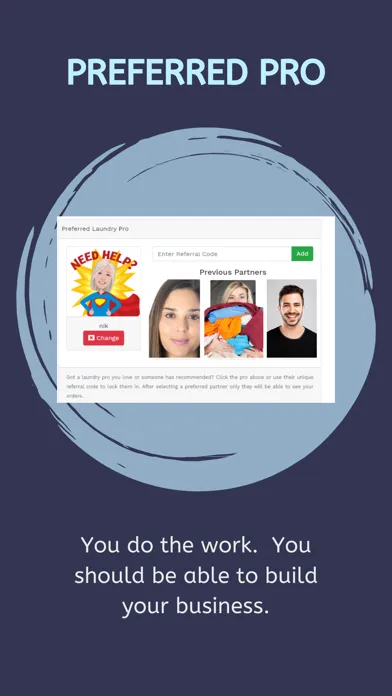 Laundry On Demand Partner Screenshots