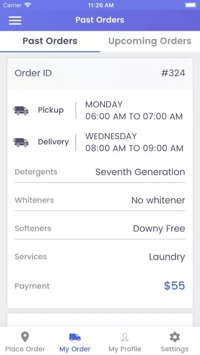 Capturas de pantalla de Laundry Pick App