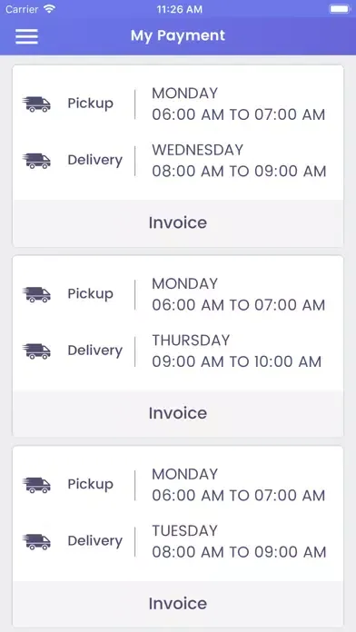 Capturas de pantalla de Laundry Pick App