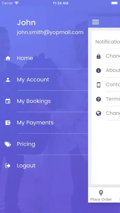 Capturas de pantalla de Laundry Pick App
