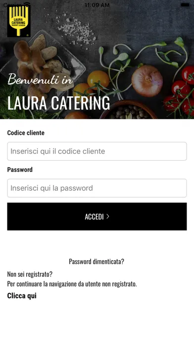 Captures d'écran de Laura Catering