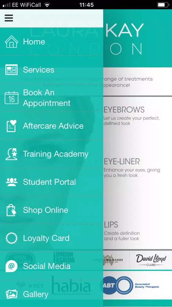 Capturas de pantalla de Laura Kay London App