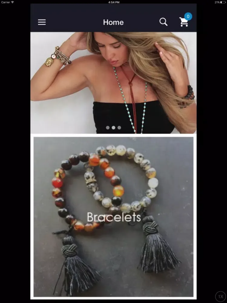 Capturas de pantalla de laura matthews designs iPad 