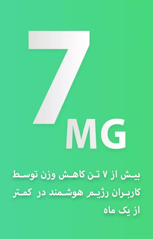 رژیم هوشمند سکرین شاٹس