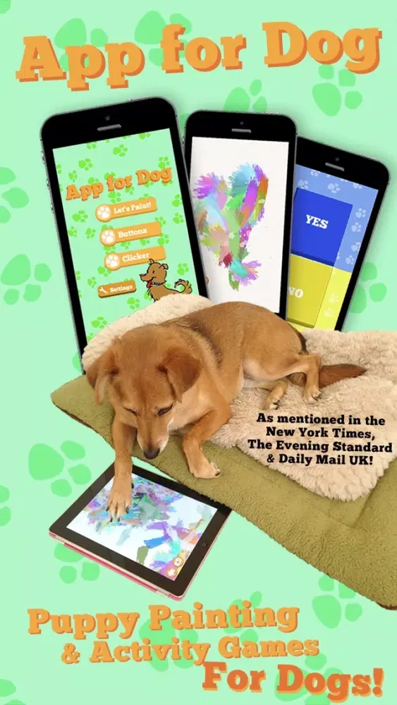 App for Dog - Puppy Painting, Button and Clicker Training Activity Games for Dogs應用截圖