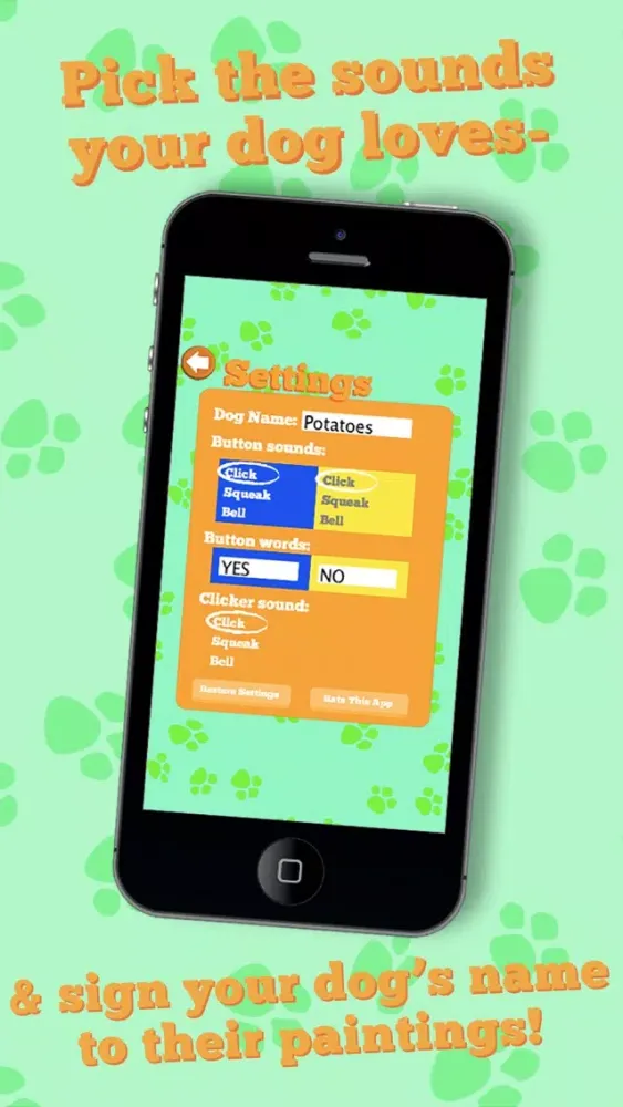 App for Dog - Puppy Painting, Button and Clicker Training Activity Games for Dogs應用截圖