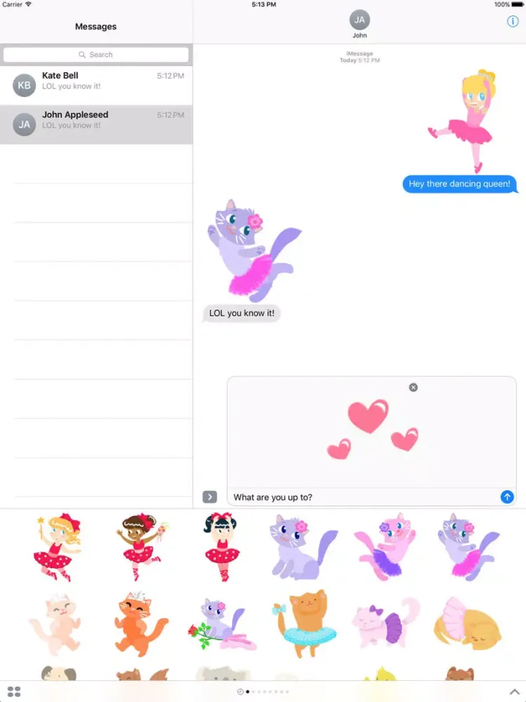 Ballet Stickers- Beautiful Ballerinas! iPad  Ekran Görüntüleri