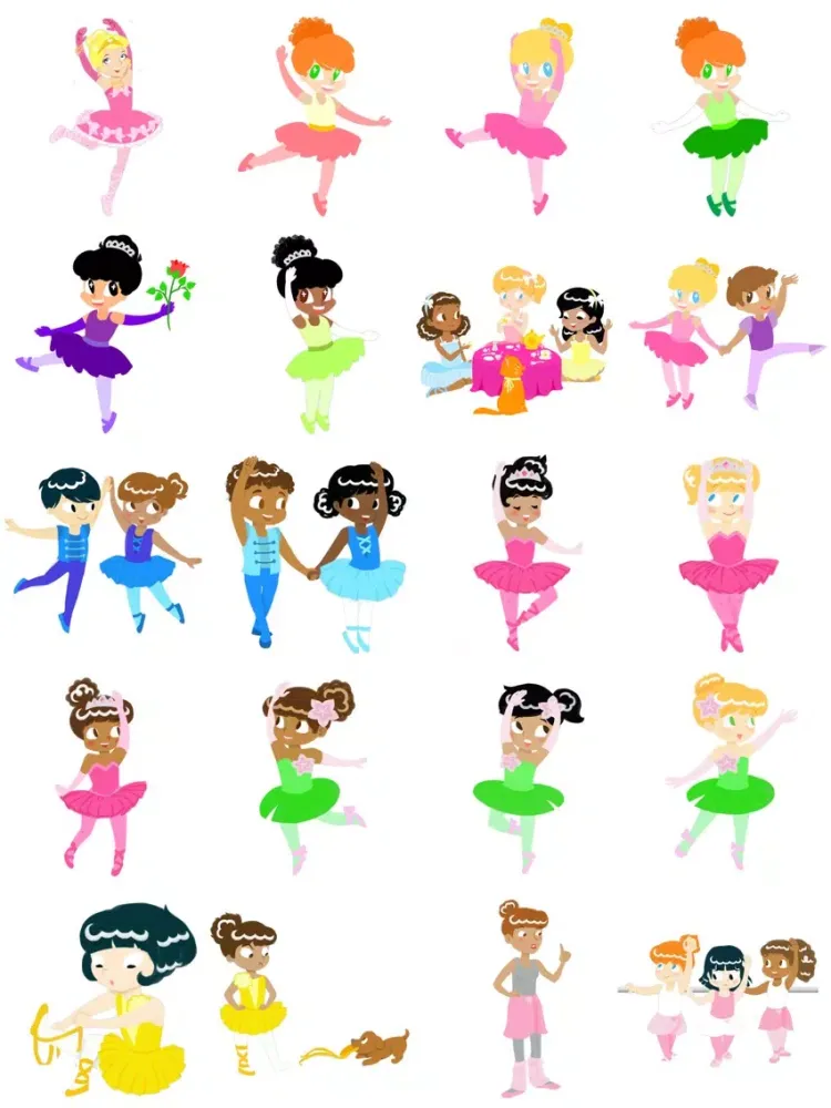 Ballet Stickers- Beautiful Ballerinas! iPad  Ekran Görüntüleri