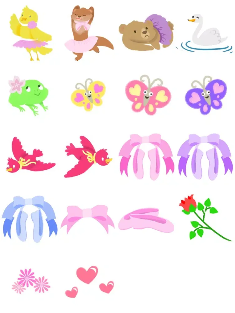 Ballet Stickers- Beautiful Ballerinas! iPad  Ekran Görüntüleri