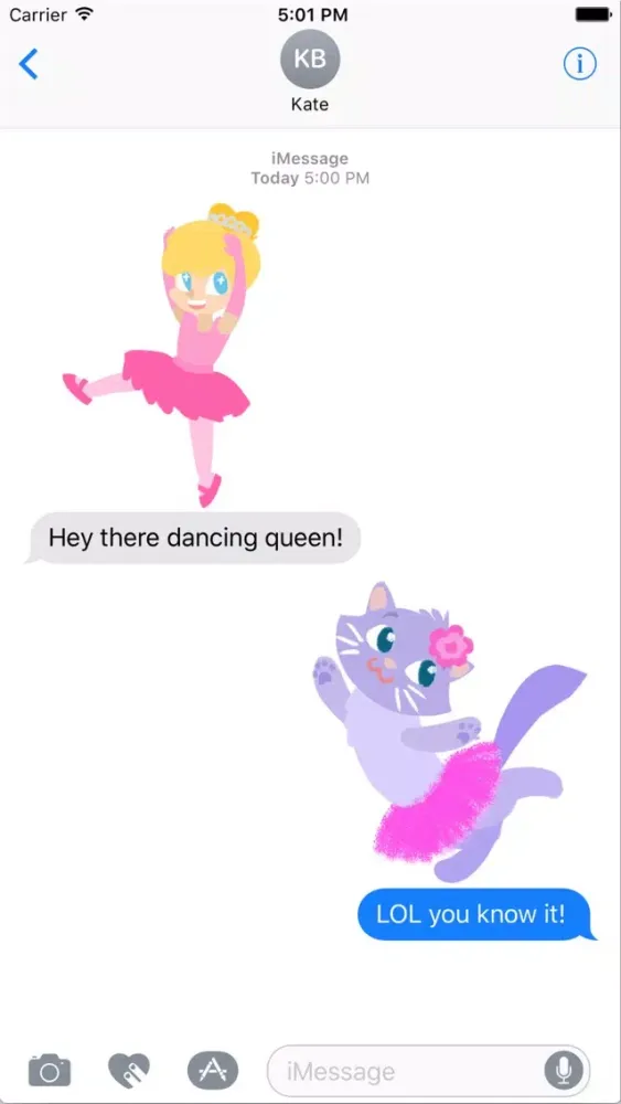 Ballet Stickers- Beautiful Ballerinas! Ekran Görüntüleri