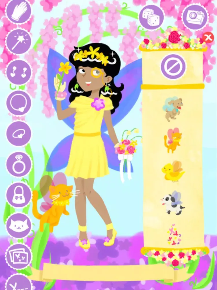 Captures d'écran de Fairy Fashion Show Dress Up Gold iPad 