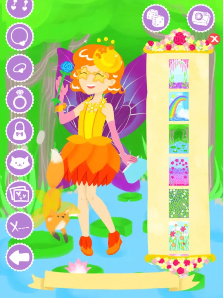 Captures d'écran de Fairy Fashion Show Dress Up Gold iPad 