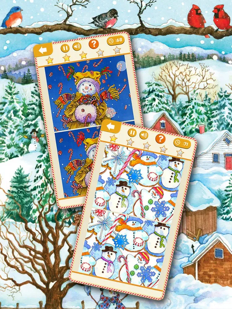 Find the Differences: Christmas Edition iPad  سکرین شاٹس