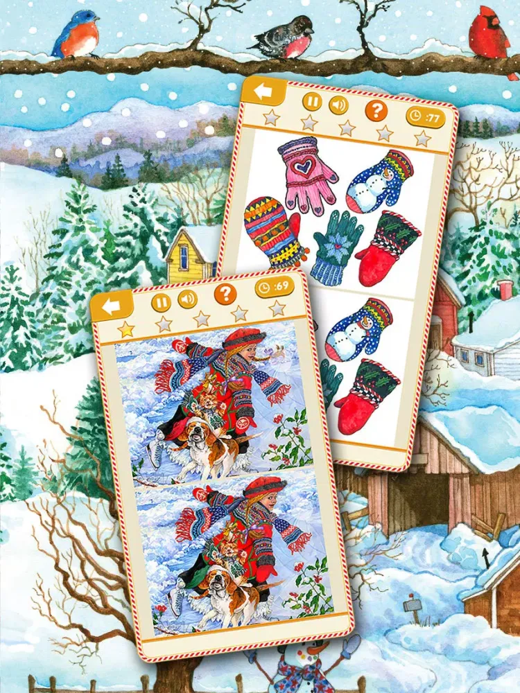 Find the Differences: Christmas Edition iPad  سکرین شاٹس