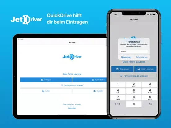 Captures d'écran de JetDriver - Dein Fahrtenbuch iPad 