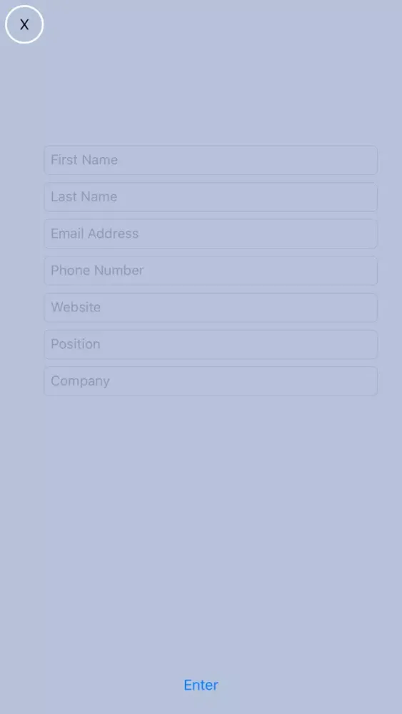 ภาพหน้าจอของ SmartCard Contacts