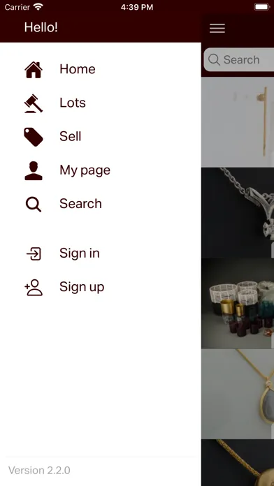 Capturas de tela do Lauritz.com – Online Auctions