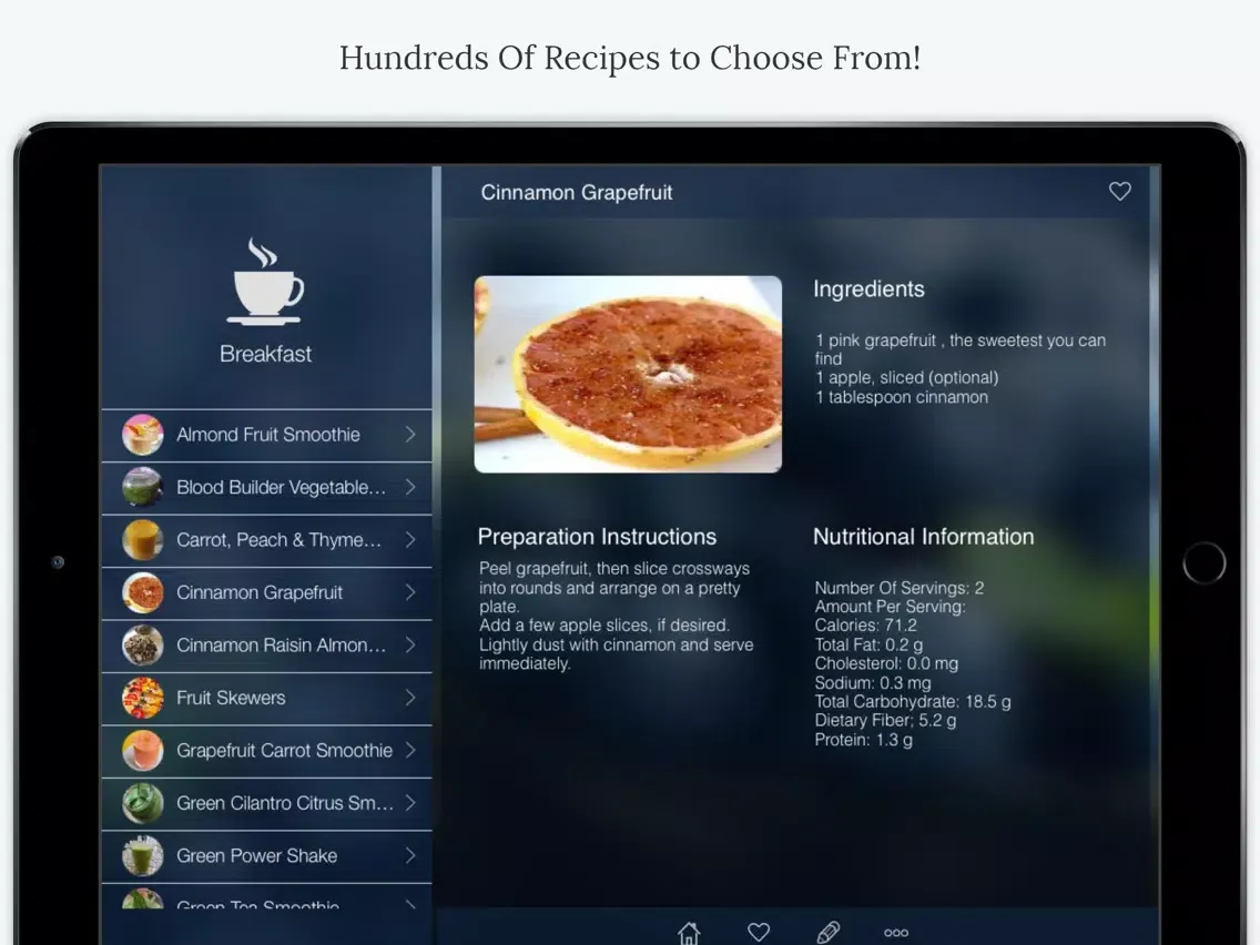 Alkaline Diet iPad  スクリーンショット