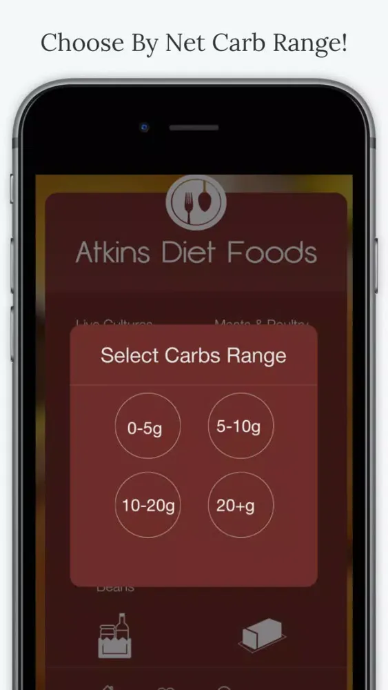 ภาพหน้าจอของ Atkins Diet Foods