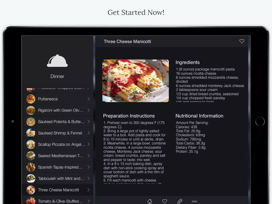 Mediterranean Diet iPad  स्क्रीनशॉट