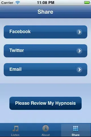 Tangkapan layar My Hypnosis Weight Loss Lite Version