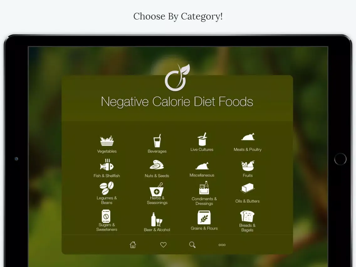 Zrzuty ekranu Negative Calorie Diet Foods iPad 