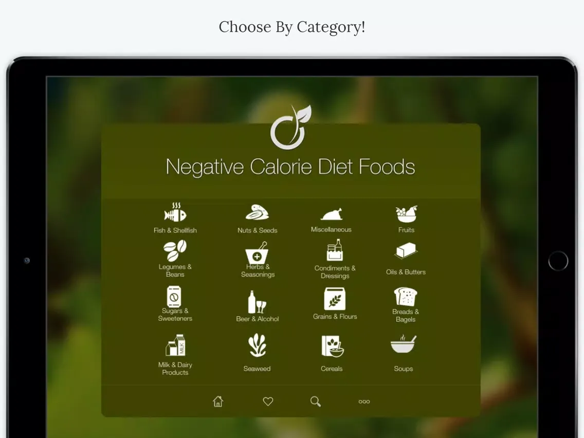 Zrzuty ekranu Negative Calorie Diet Foods iPad 