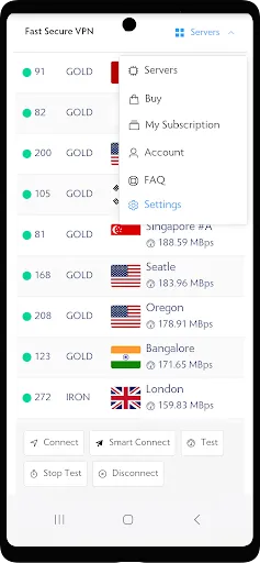 Fast Secure VPN Ekran Görüntüleri