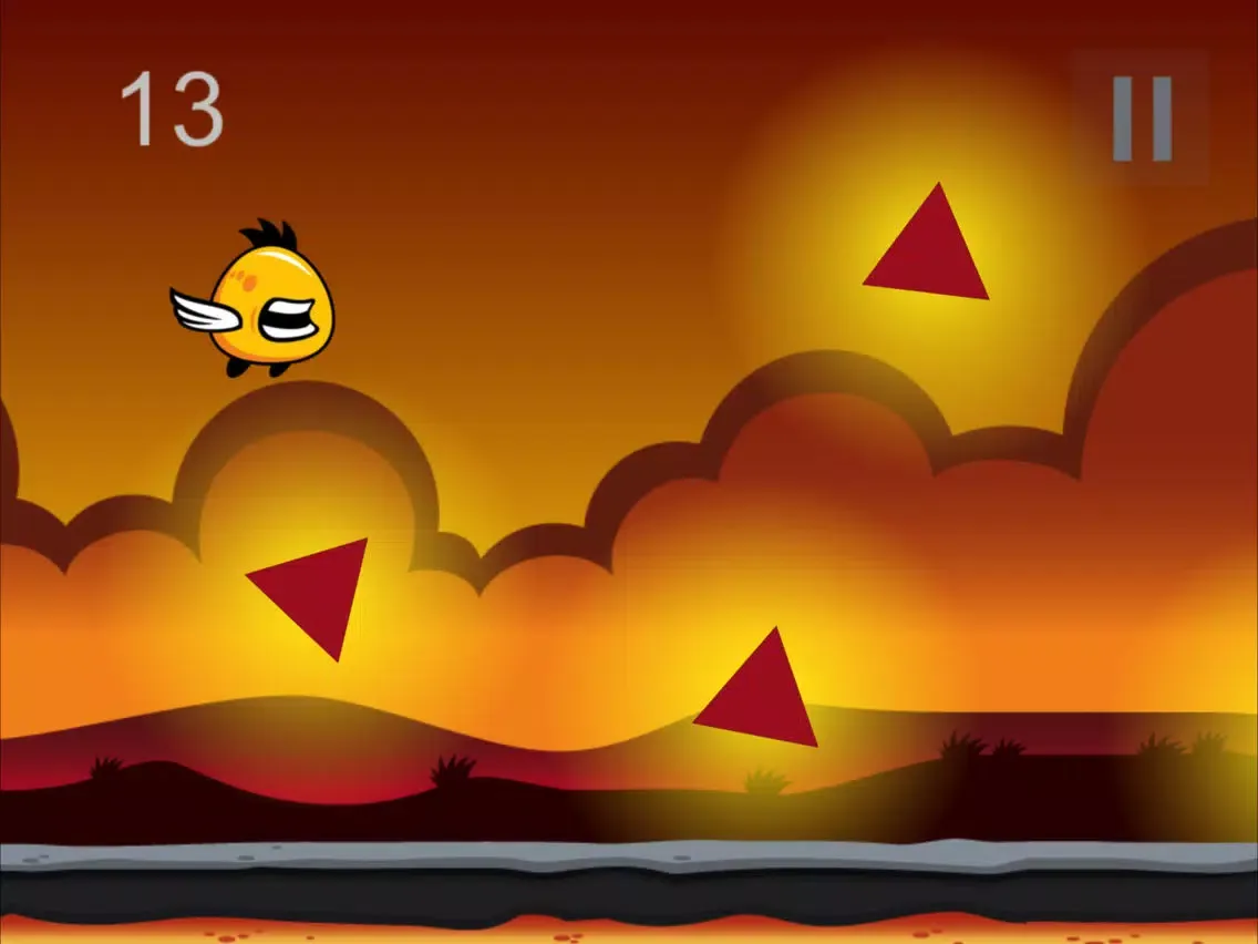Captures d'écran de Lava Bird - Infinity Adventure iPad 