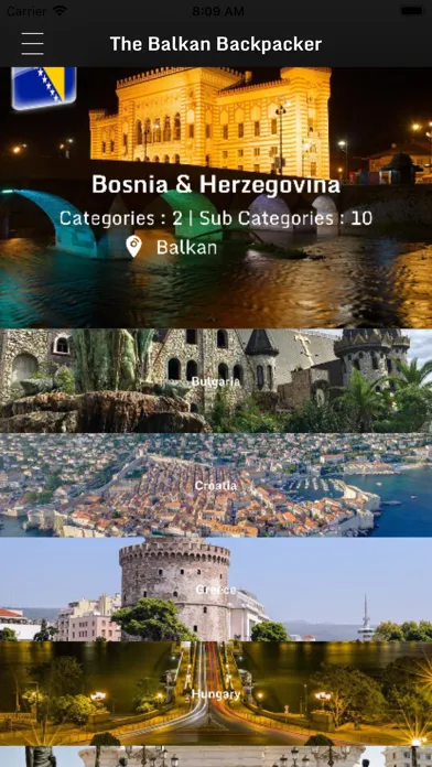 ภาพหน้าจอของ The Balkan Backpacker