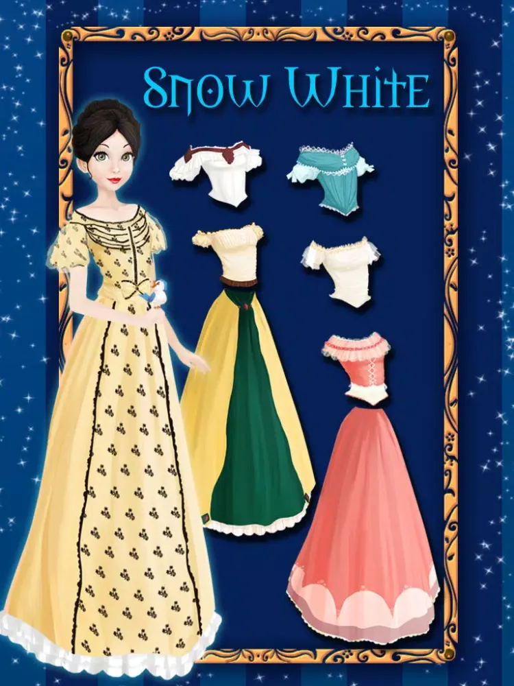 Snow White Dress Up iPad  Screenshots
