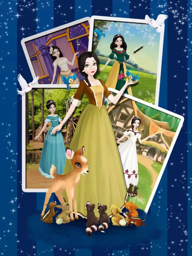 Snow White Dress Up iPad  Screenshots