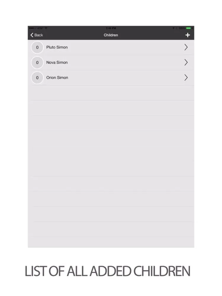 Ảnh chụp màn hình của TattleType iPad 