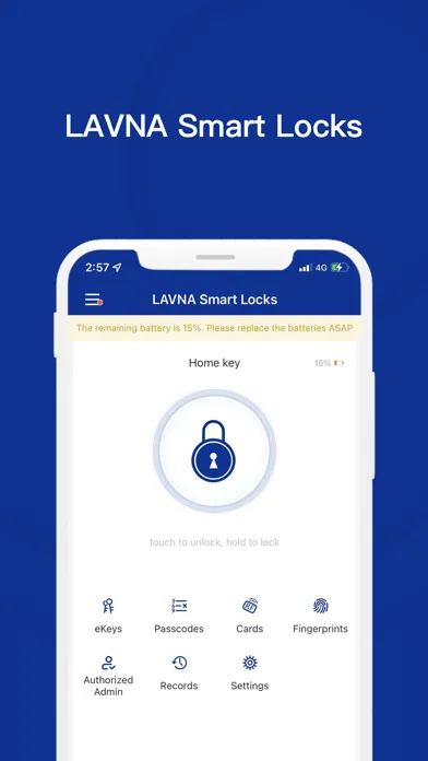 Ảnh chụp màn hình của LAVNA Smart Locks