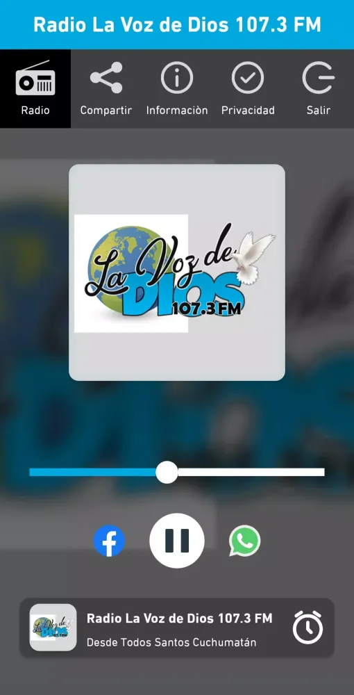 Radio La Voz de Dios 107.3 FM Screenshots