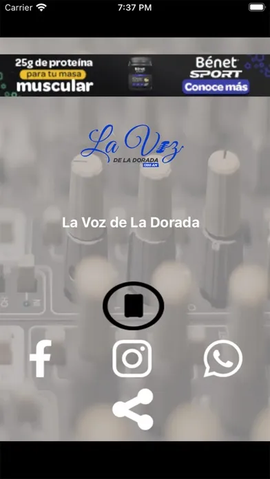 La Voz de la Dorada سکرین شاٹس
