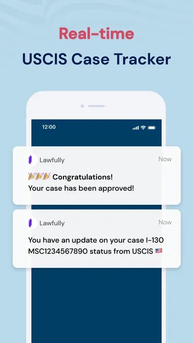 My USCIS Case Status Tracker应用截图