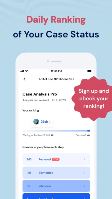 My USCIS Case Status Tracker应用截图