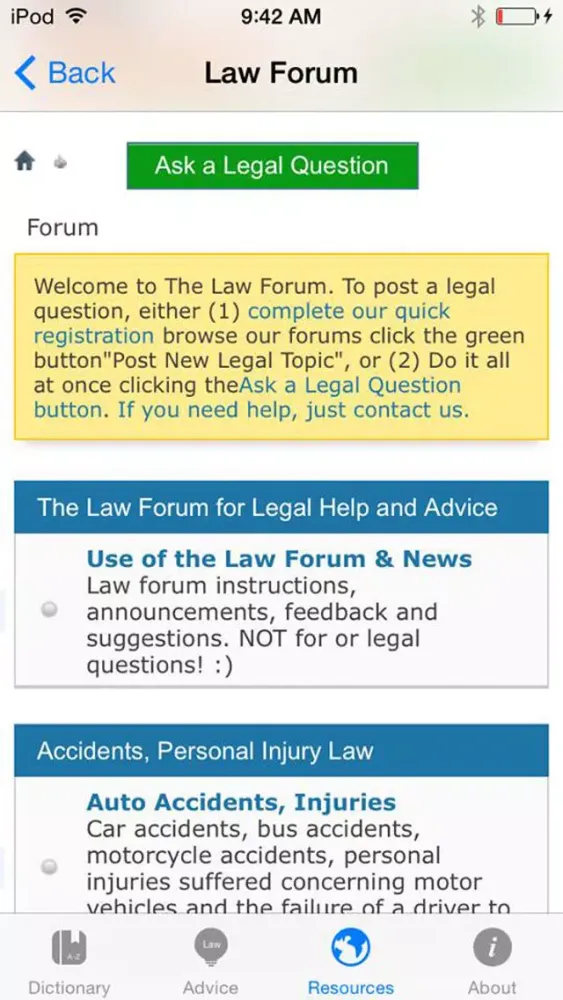 Скриншоты Law Dictionary & Guide