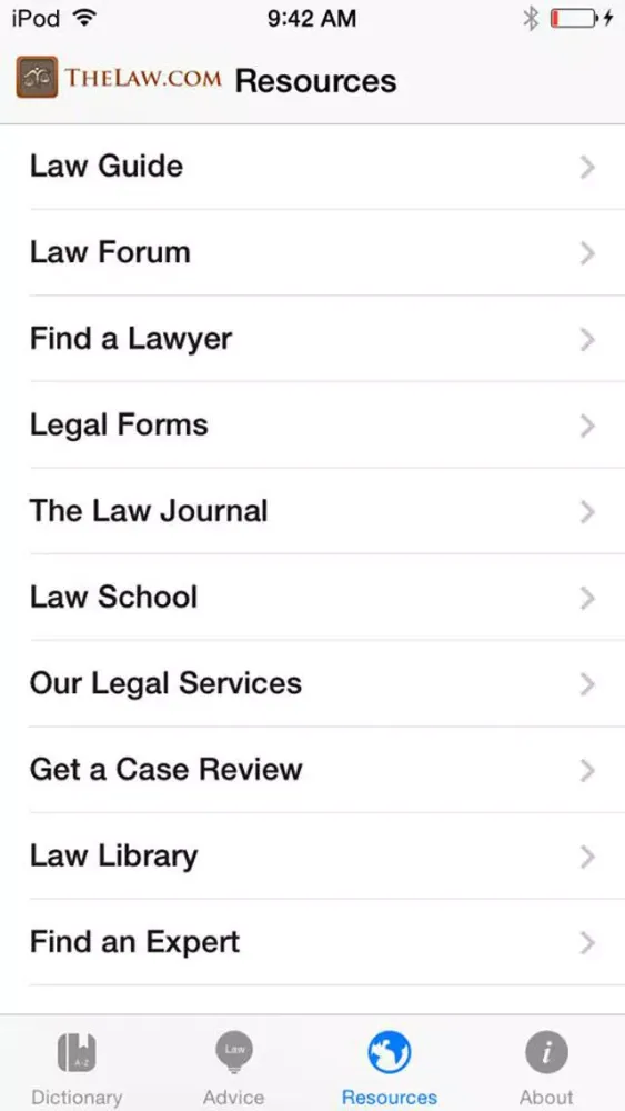 Скриншоты Law Dictionary & Guide
