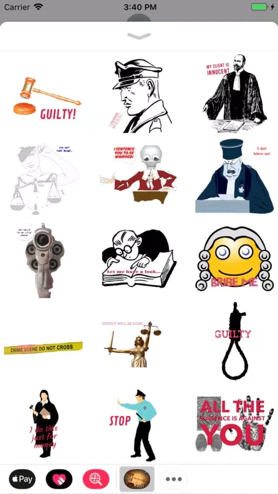 Скриншоты Law and Justice Stickers