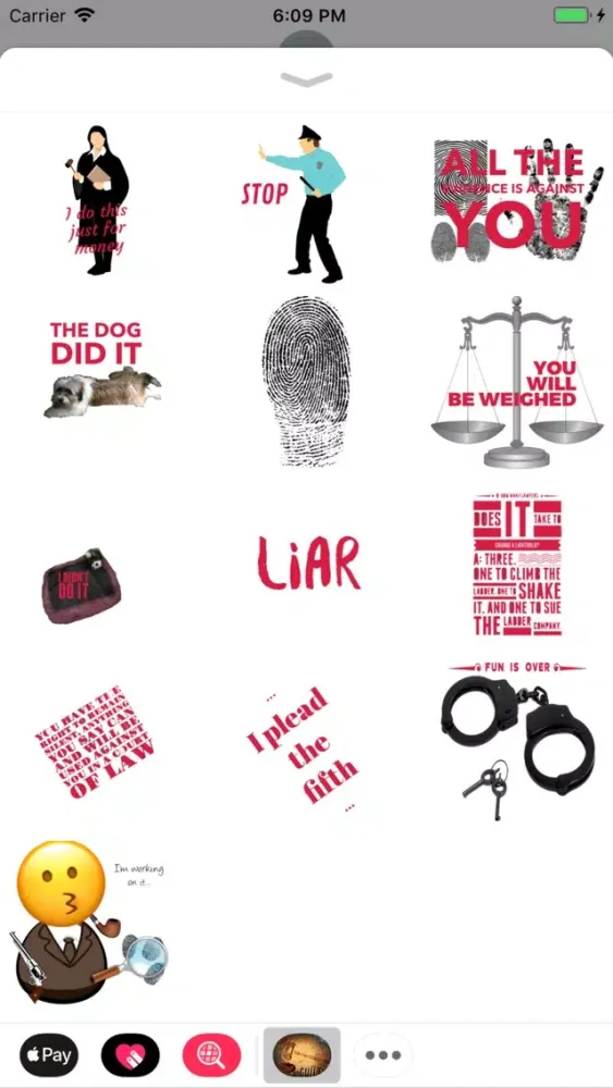 Скриншоты Law and Justice Stickers