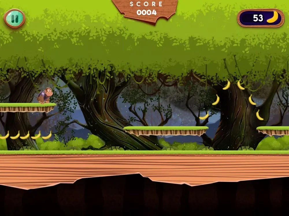 Jungle Banana Monkey iPad 应用截图