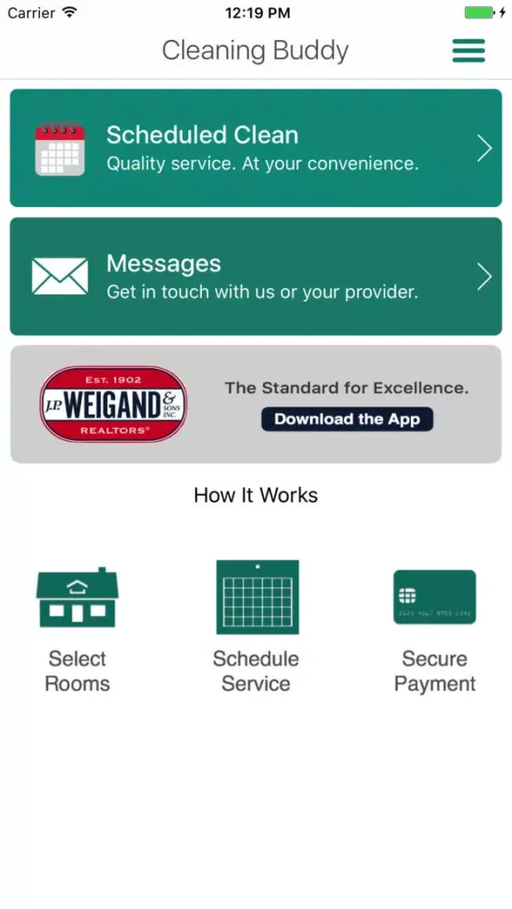 Captures d'écran de Cleaning Buddy - On-Demand