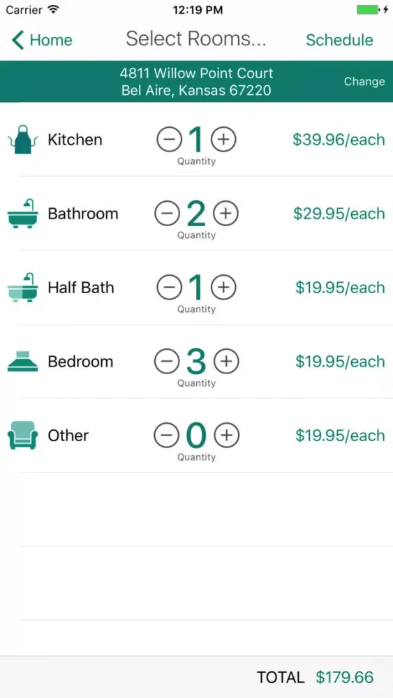 Captures d'écran de Cleaning Buddy - On-Demand