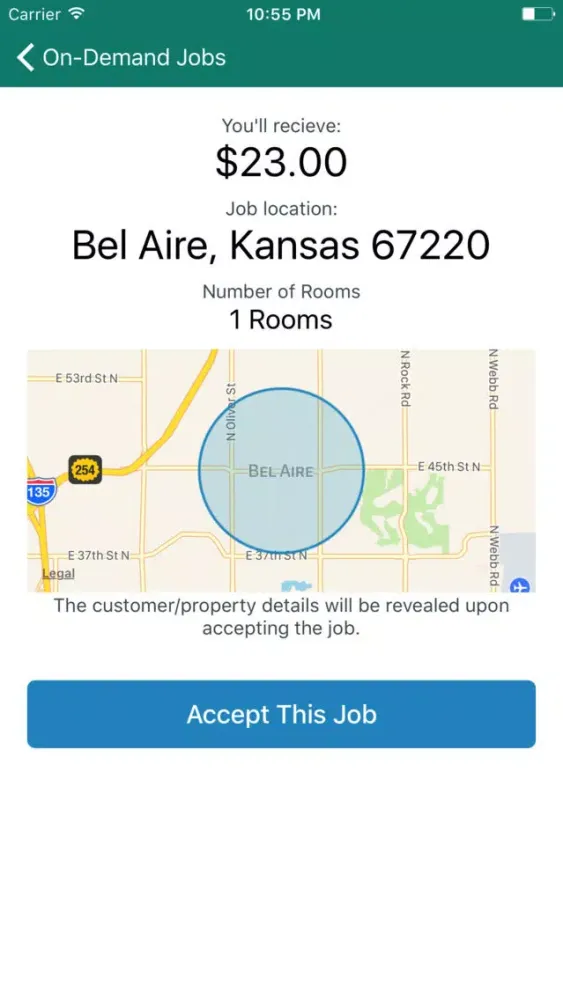 Provider App - Cleaning Buddy Screenshots