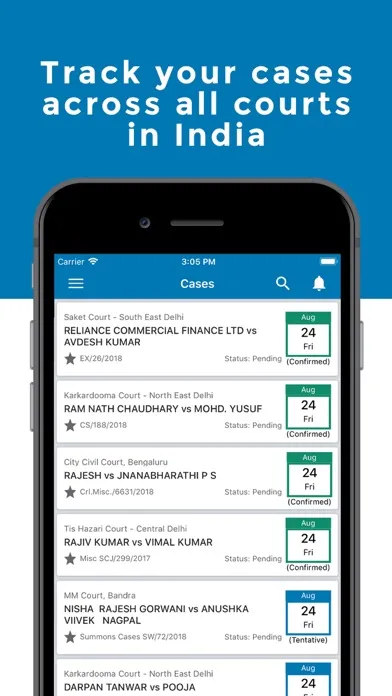 LawStar - Track Court Cases Screenshots
