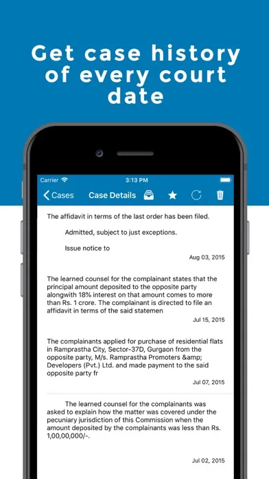 LawStar - Track Court Cases Screenshots