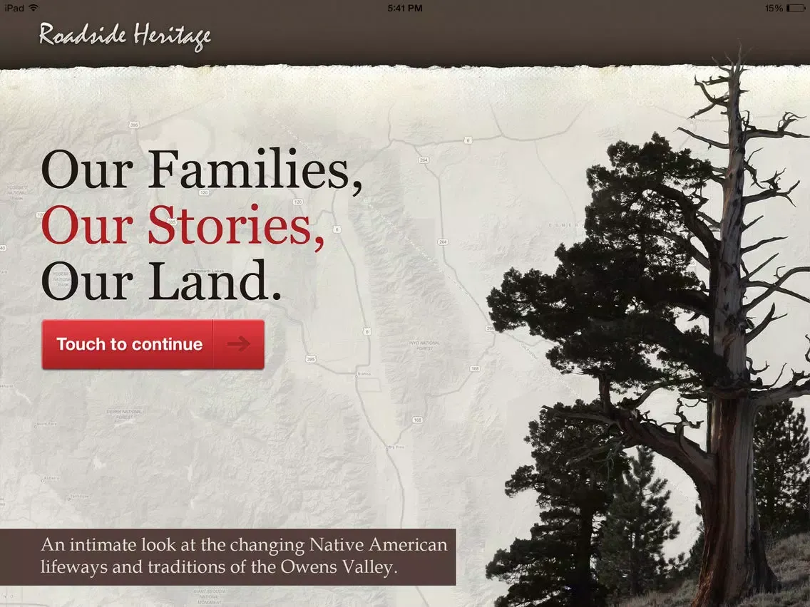 Tangkapan layar Roadside Heritage Journeys: Our Families, Our Stories, Our Land iPad 