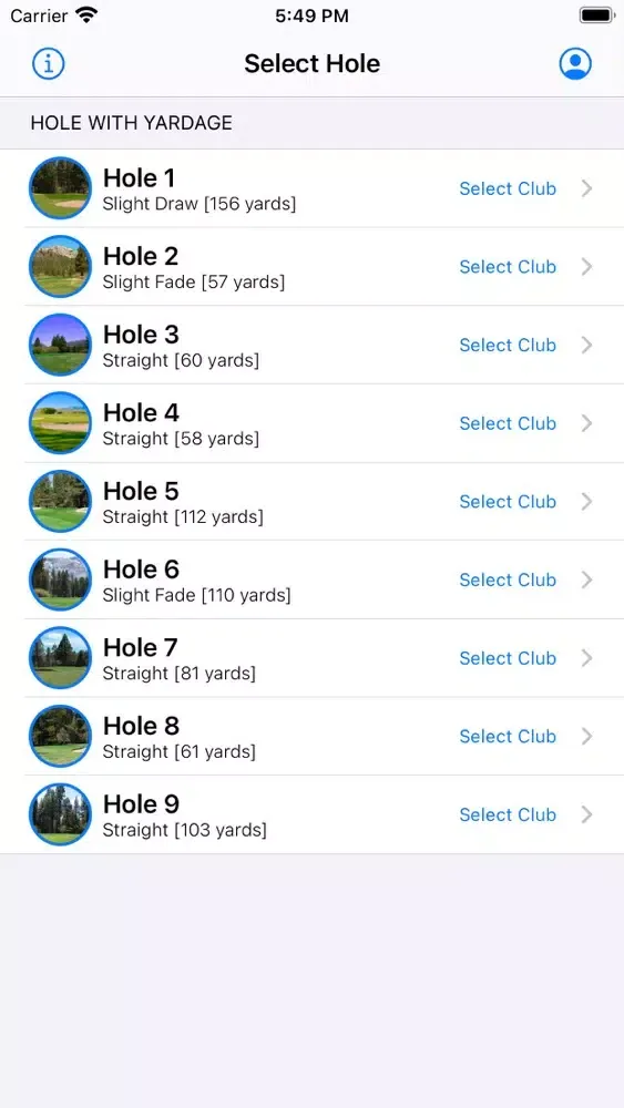 MyGolfStrokeLite Ekran Görüntüleri